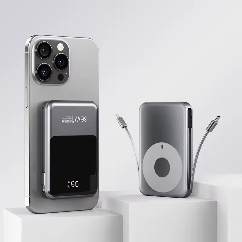 20000mAh Magsafe batterie externe magnétique sans fil 66W charge Super rapide Powerbank