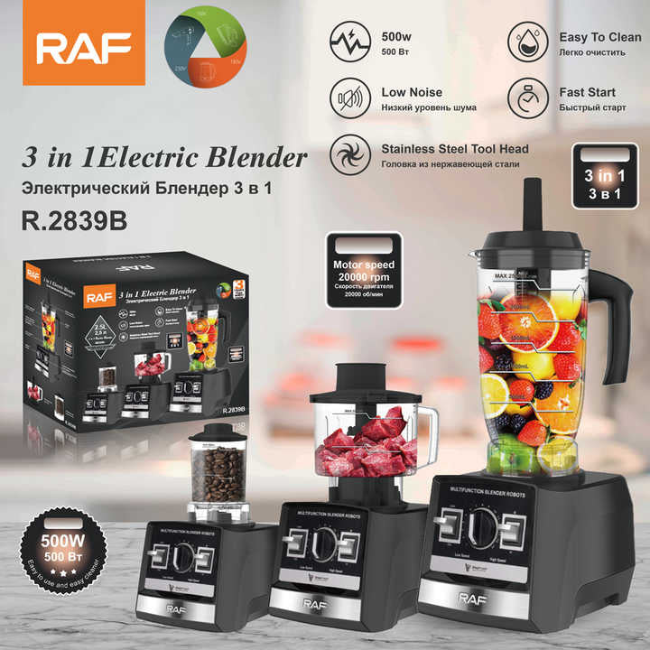 Blender Électrique 3 en 1 – RAF R.2839R